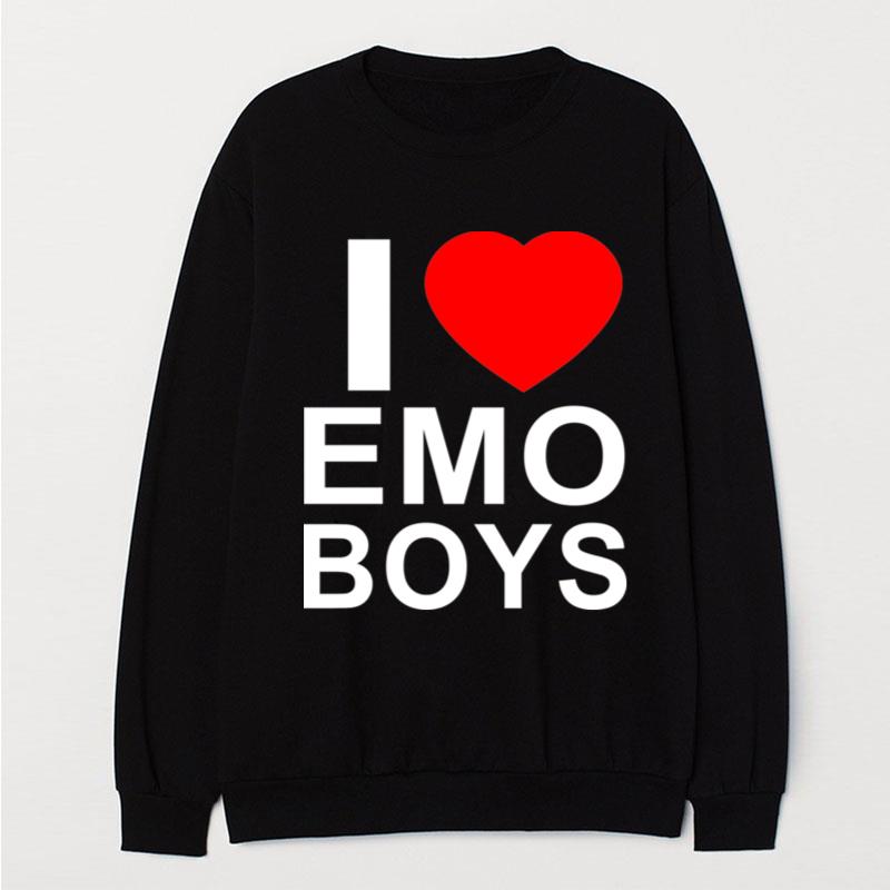 I Love Emo Boys T-Shirt Unisex