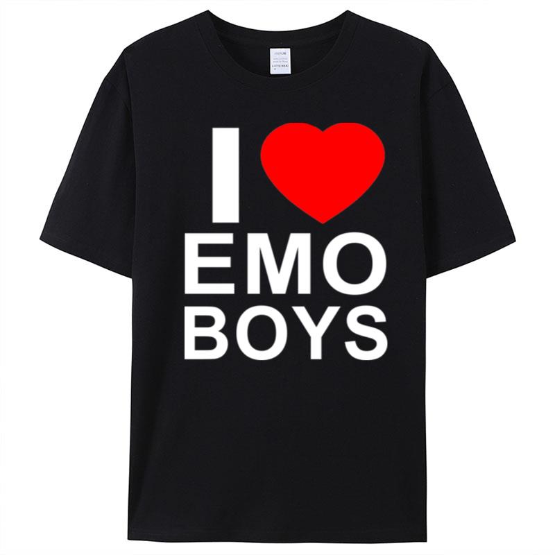 I Love Emo Boys T-Shirt Unisex