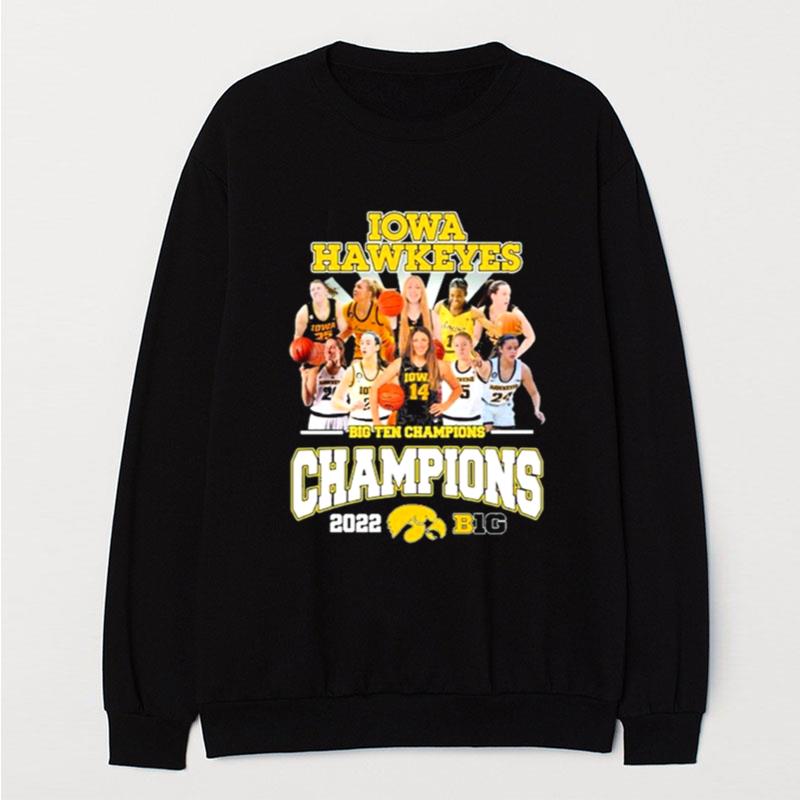 Iowa Hawkeyes Team Big Ten Champions T-Shirt Unisex