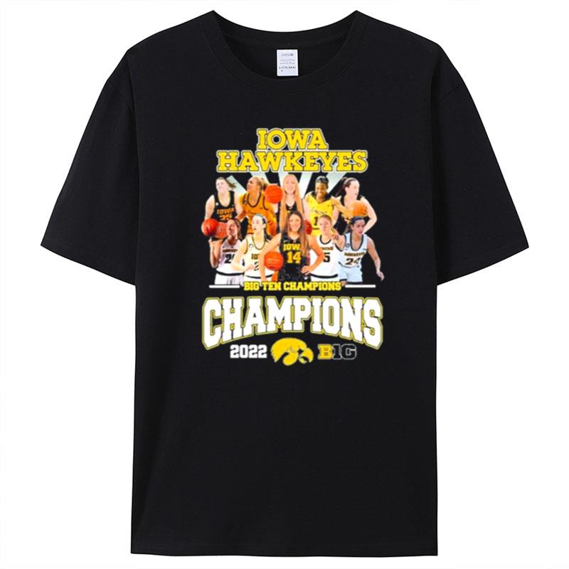 Iowa Hawkeyes Team Big Ten Champions T-Shirt Unisex