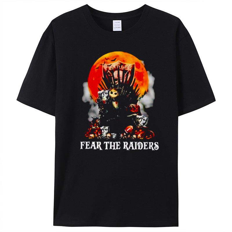 Jack Skellington Fear The Raiders T-Shirt Unisex