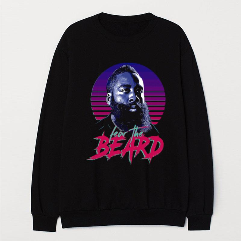 James Harden Fear The Beard Retro Vintage T-Shirt Unisex