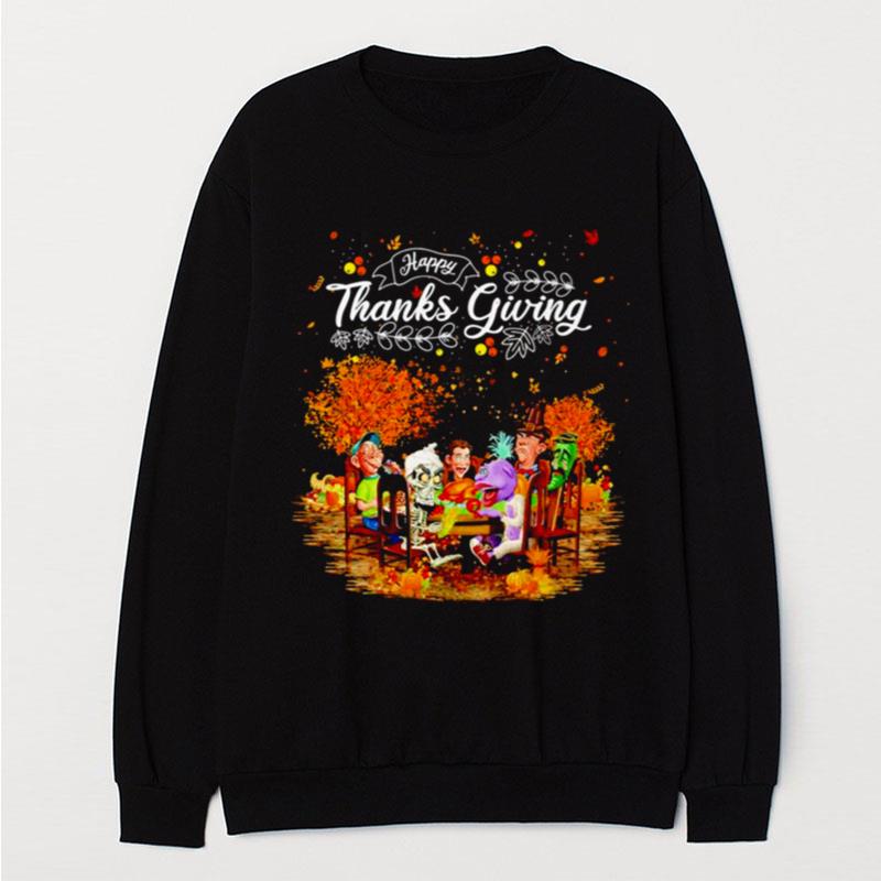 Jeff Dunham Characters Happy Thanks Giving T-Shirt Unisex