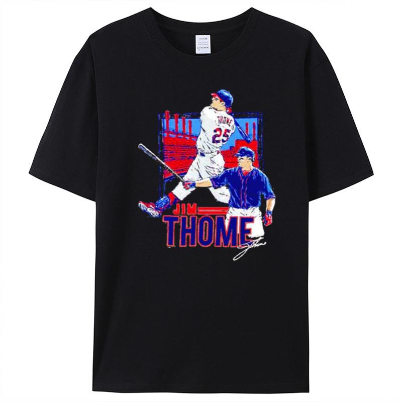 Jim Thome Cleveland Indians Signature T-Shirt Unisex