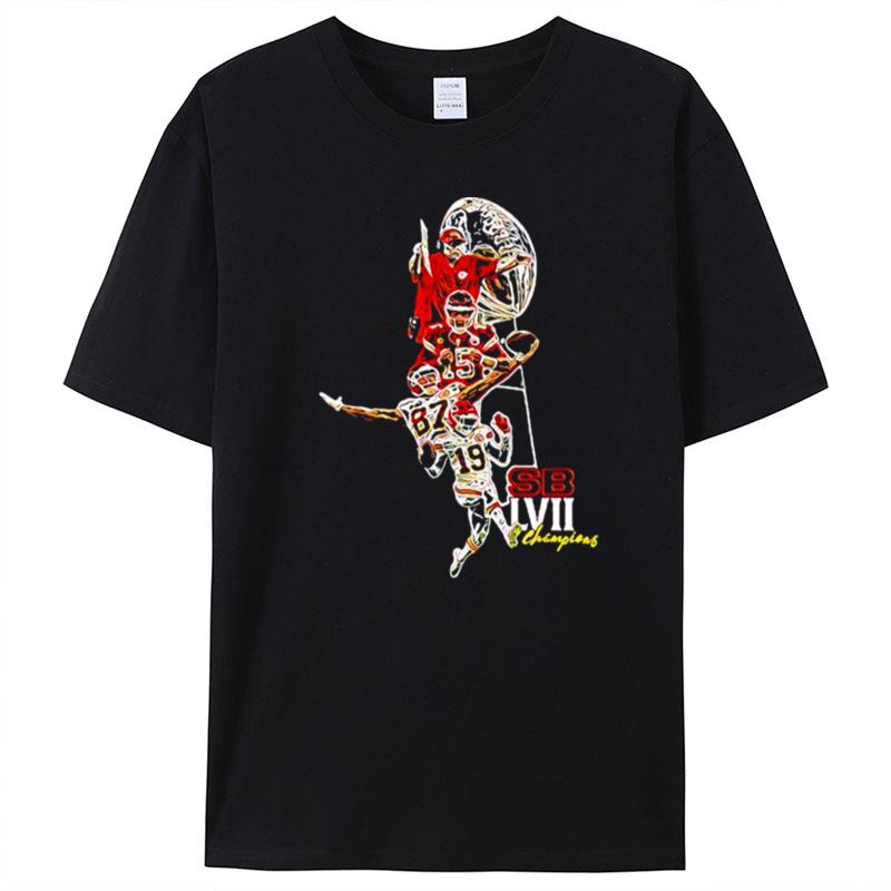 Kansas City Chiefs Sb Lvii Champions T-Shirt Unisex