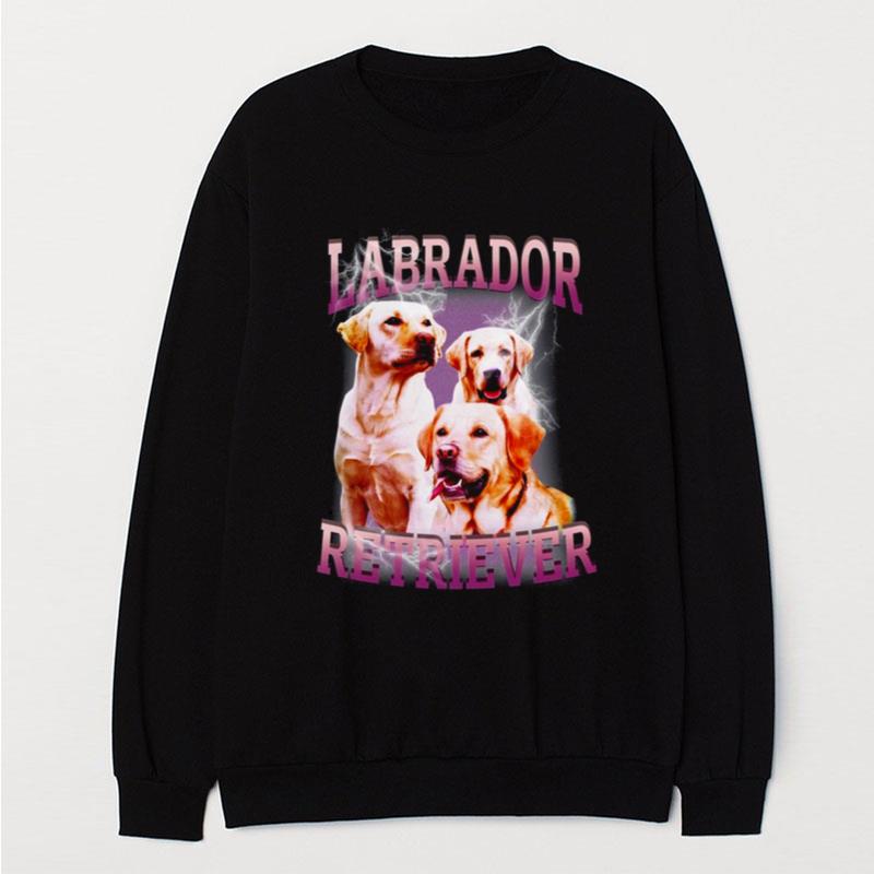 Labrador Retriever Dog Retro Illustration T-Shirt Unisex