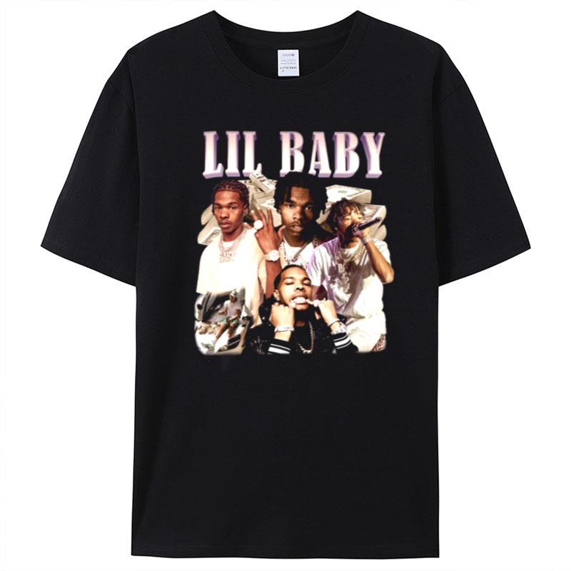 Lil Baby Classic Vintage Bootleg Famous Rapper Crewneck T-Shirt Unisex