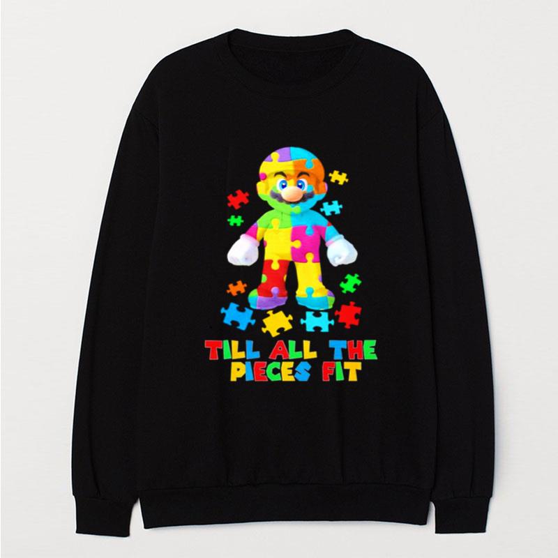 Mario Till All The Pieces Fi T-Shirt Unisex