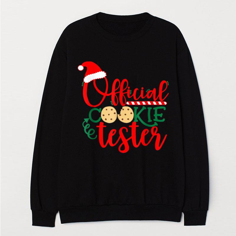 Matching Christmas Baking Crew Official Cookie Taster T-Shirt Unisex