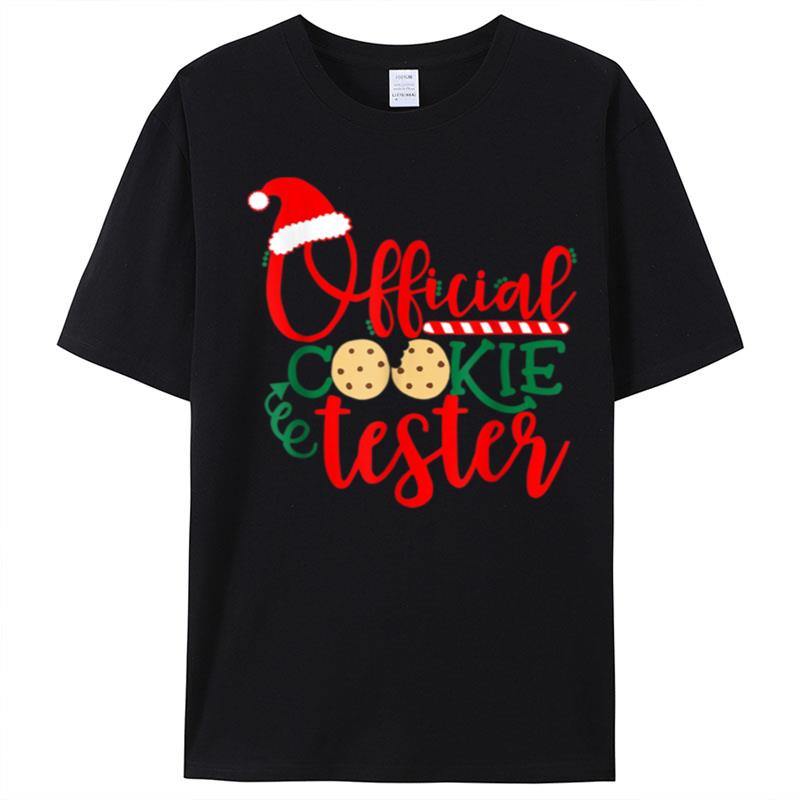 Matching Christmas Baking Crew Official Cookie Taster T-Shirt Unisex