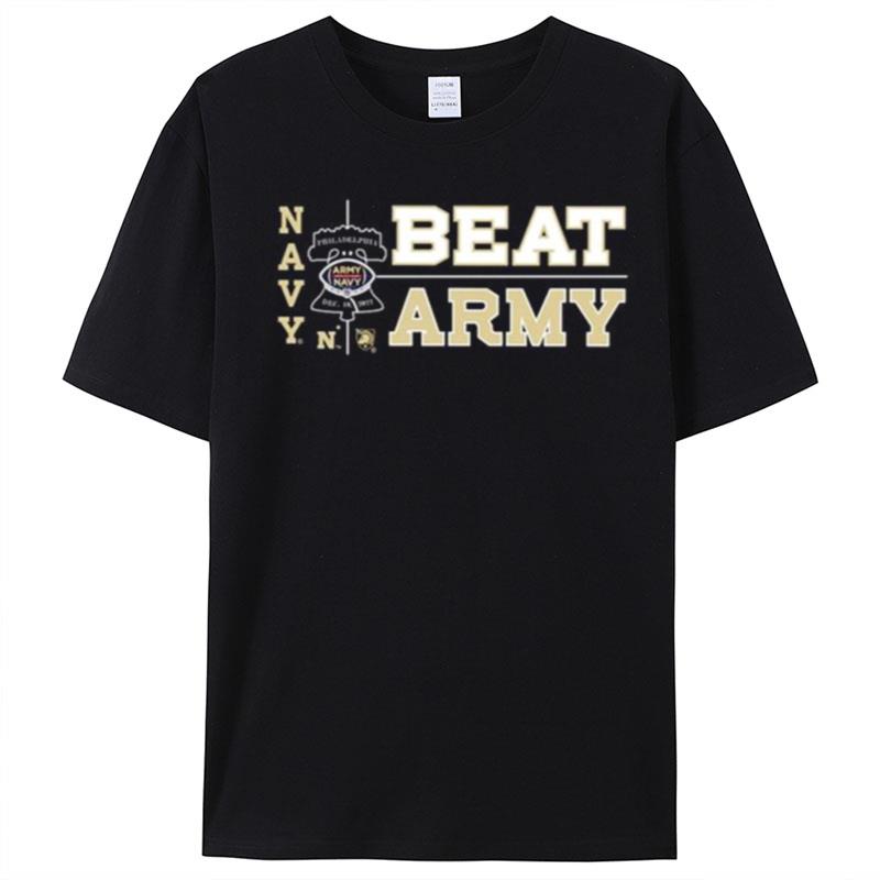 Men's Blue 84 Navy Navy Midshipmen Rivalry Beat Army T-Shirt Unisex