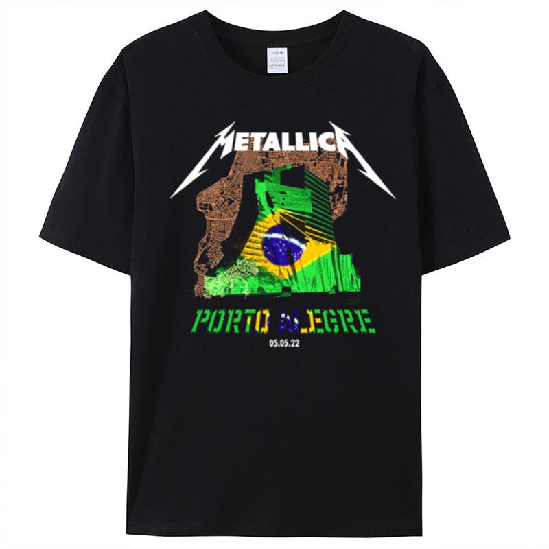 Metallica Porto Alegre Brazil 05.05.22 Tour T-Shirt Unisex