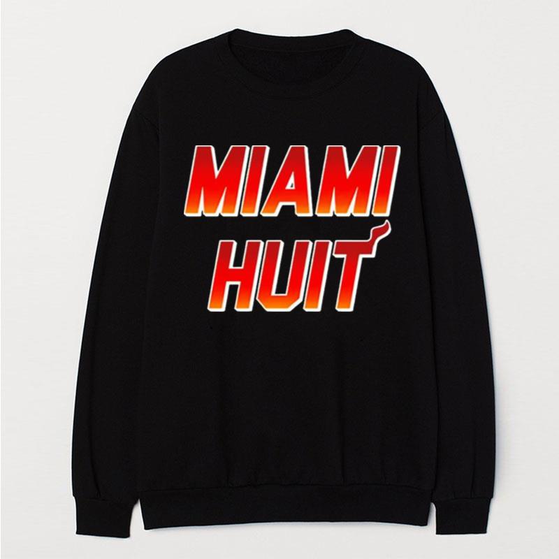 Miami Huit Miami Heat Logo T-Shirt Unisex