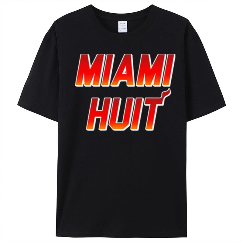 Miami Huit Miami Heat Logo T-Shirt Unisex