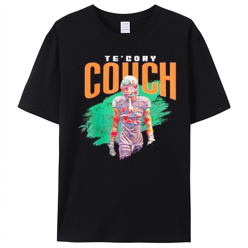 Miami Hurricanes Te'Cory Couch Gametime T-Shirt Unisex