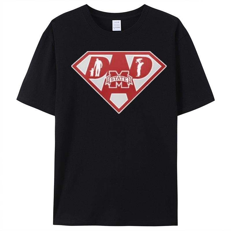 Mississippi State Bulldogs Super Dad T-Shirt Unisex