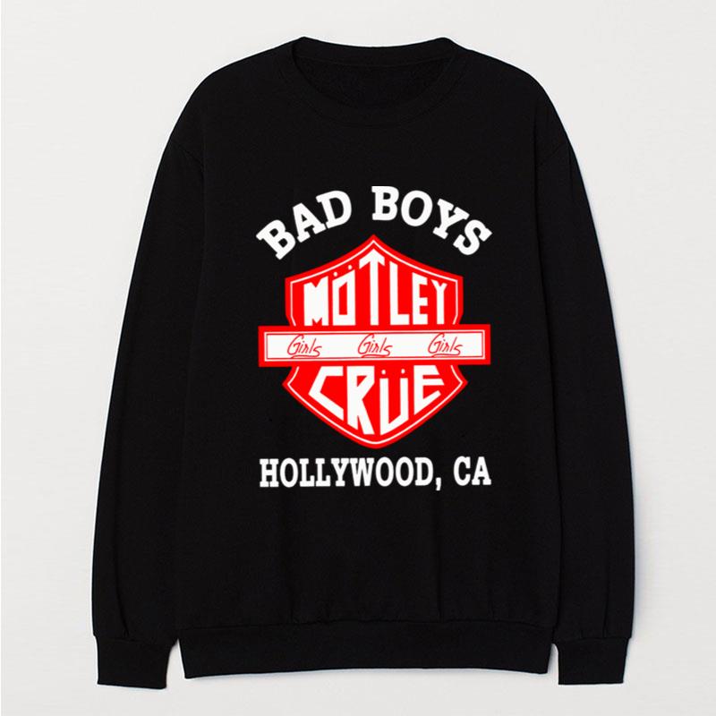 Motley Crue Bad Boys Hollywood T-Shirt Unisex