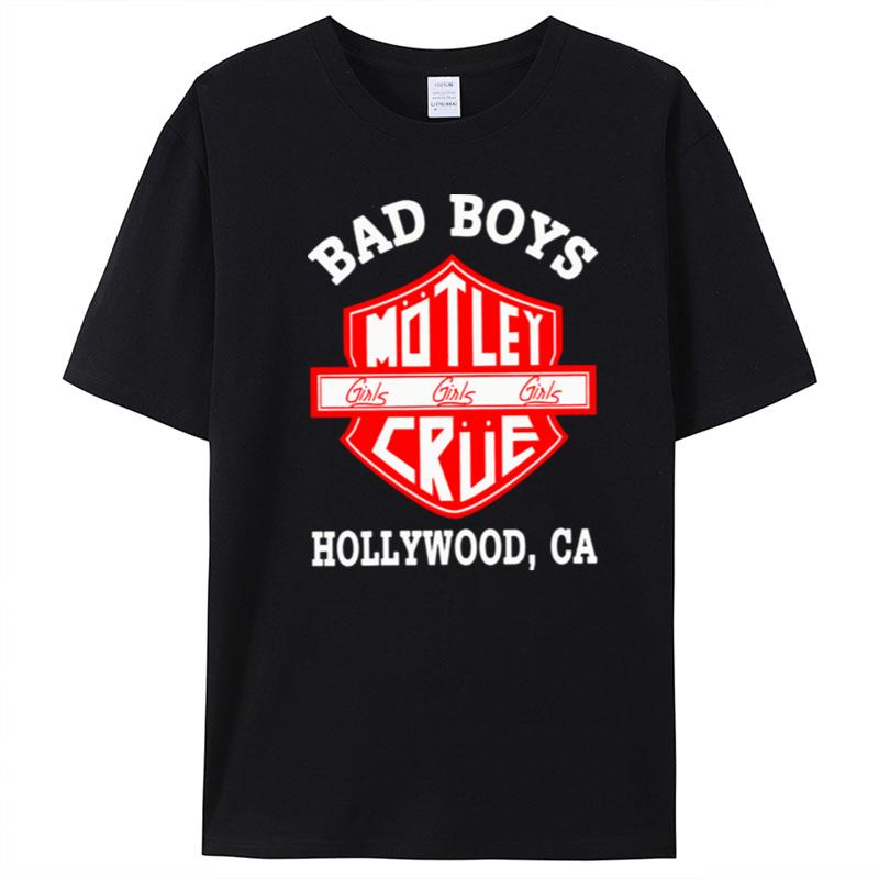 Motley Crue Bad Boys Hollywood T-Shirt Unisex