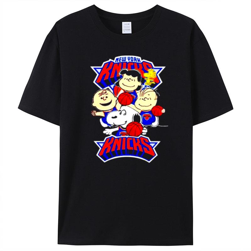 New York Knicks Snoopy Dog Friends T-Shirt Unisex