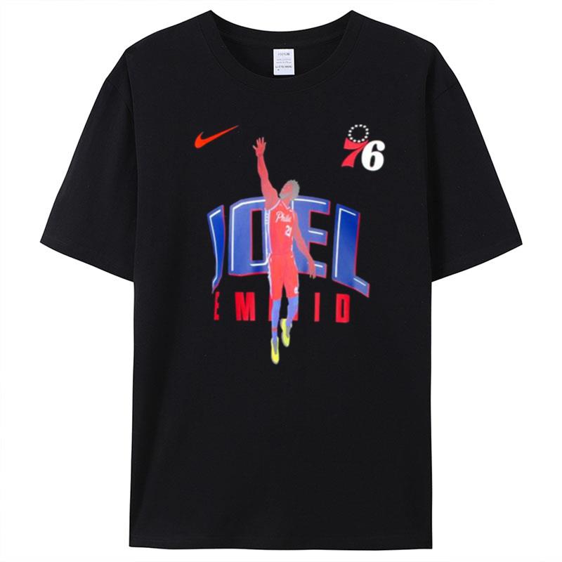 Nike Joel Embiid Black Philadelphia 76Ers Hero Performance T-Shirt Unisex