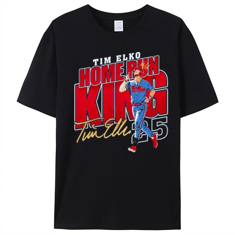 Ole Miss Tim Elko Home Run King T-Shirt Unisex