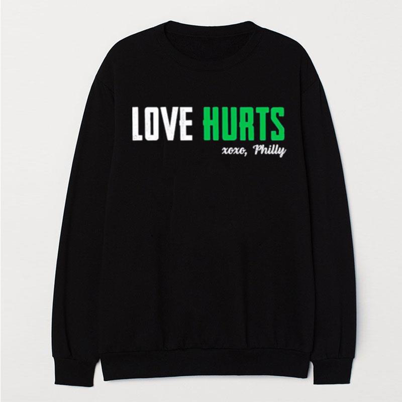 Philadelphia Eagles Love Hurts Xoxo Philly T-Shirt Unisex