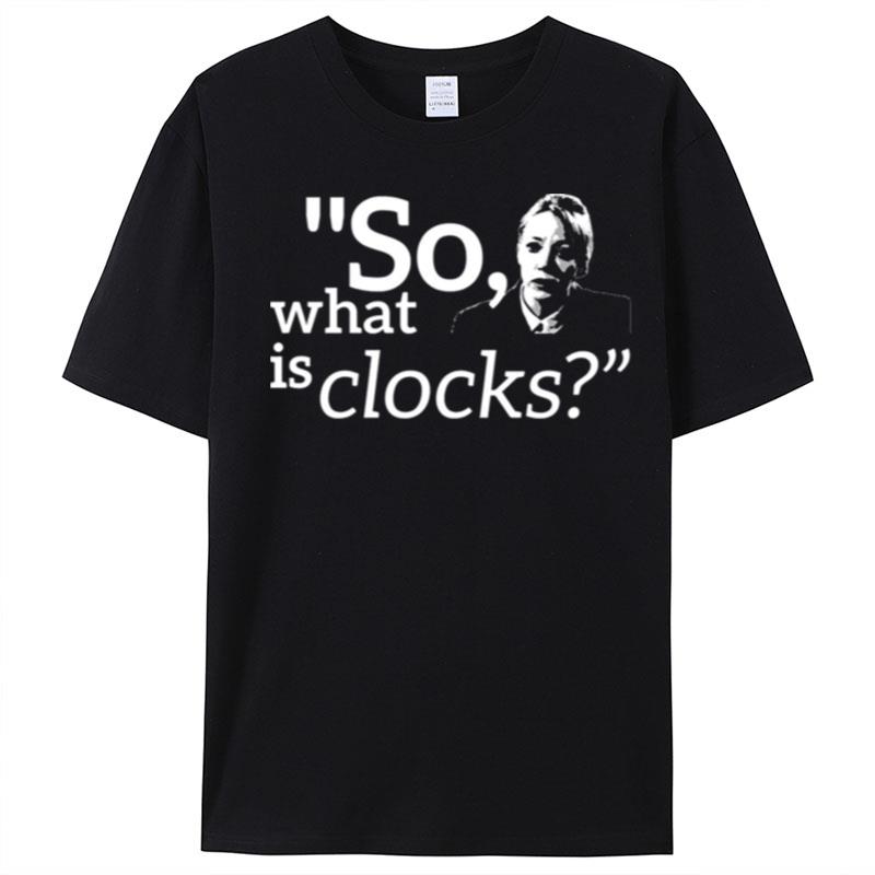 Philomena Cunk Clocks T-Shirt Unisex