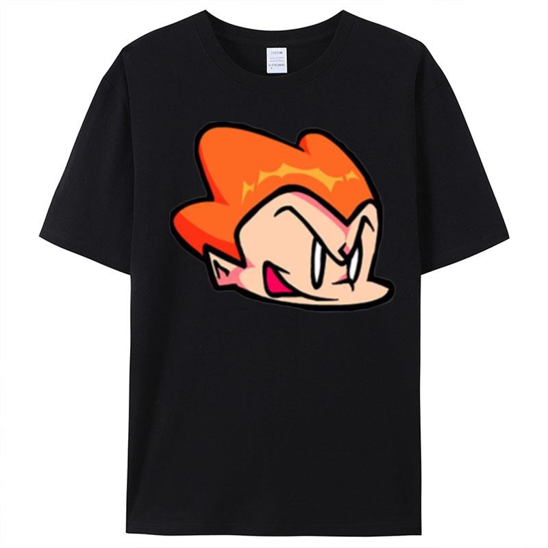 Pico Head Logo Friday Night Funkin T-Shirt Unisex