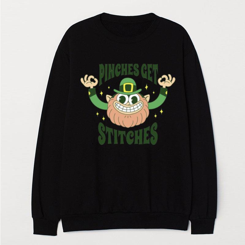 Pinches Get Stitches St Patricks Day T-Shirt Unisex