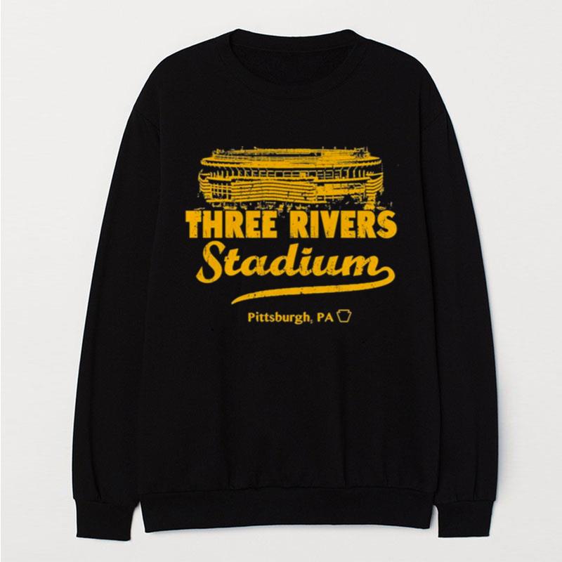 Pittsburgh Three Rivers Stadium Retro T-Shirt Unisex