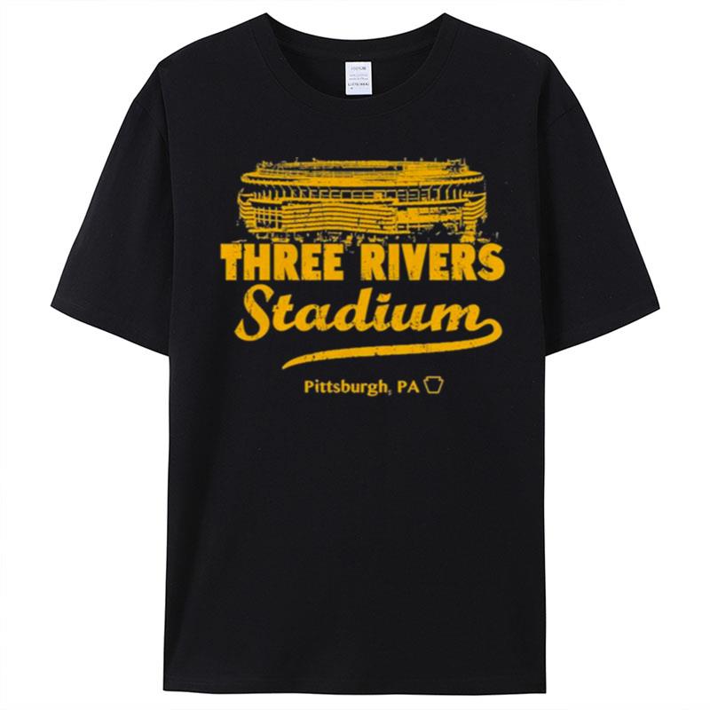 Pittsburgh Three Rivers Stadium Retro T-Shirt Unisex