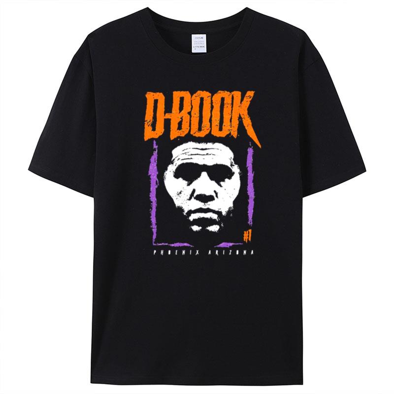 Purple And Orange Art Devin Booker Basketball T-Shirt Unisex