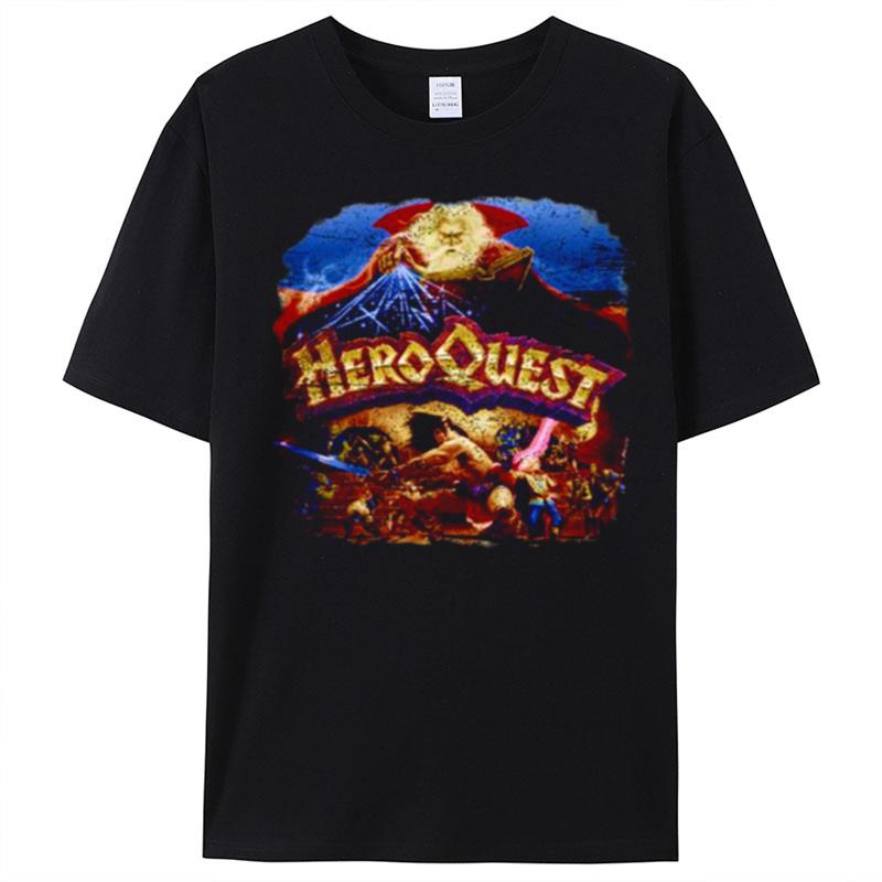 Quest Of Heroes Distressed T-Shirt Unisex