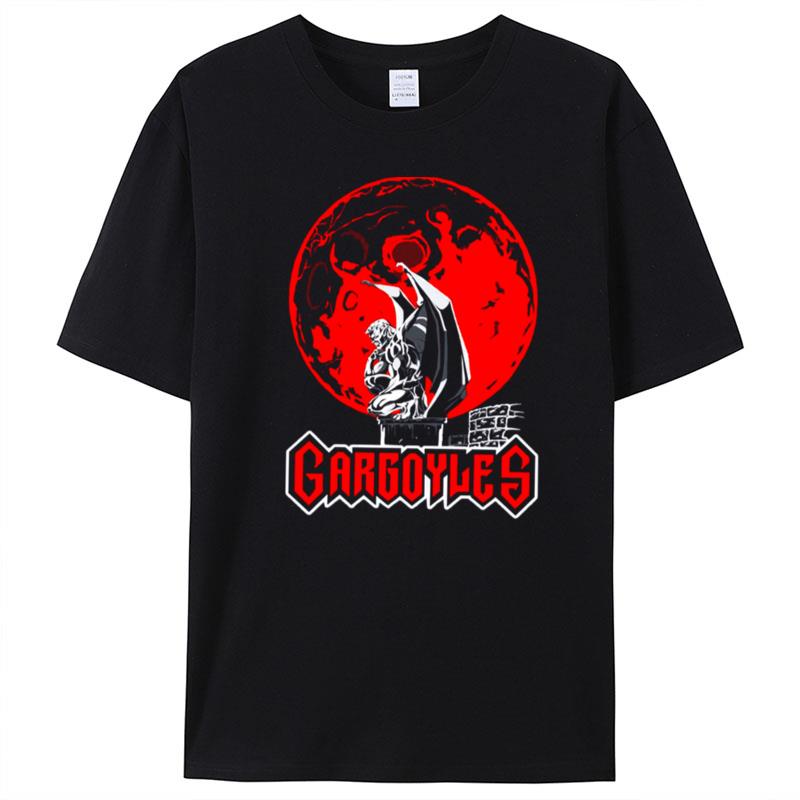 Red Design Gargoyles 90S Cartoon T-Shirt Unisex