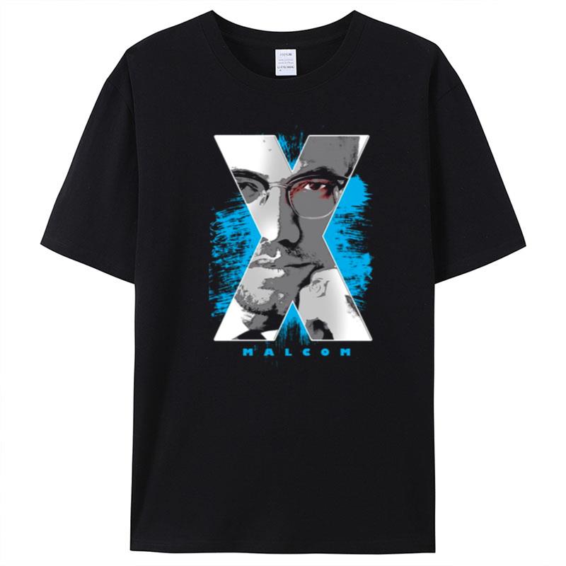 Retri Design Malcom X 90S Portrait T-Shirt Unisex