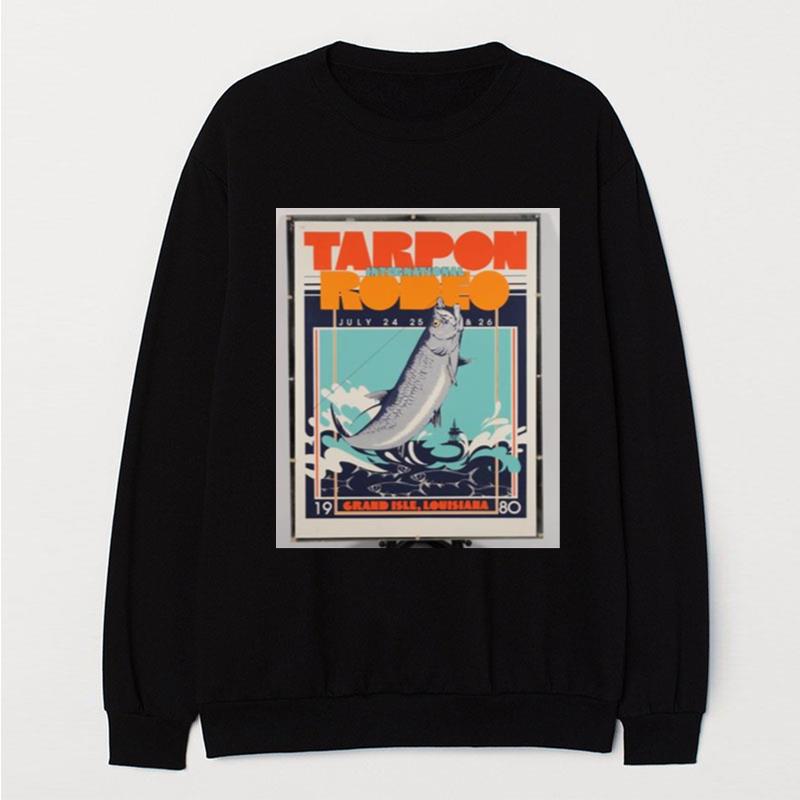 Retro Design Tarpon Rodeo 2 Grand Isle T-Shirt Unisex