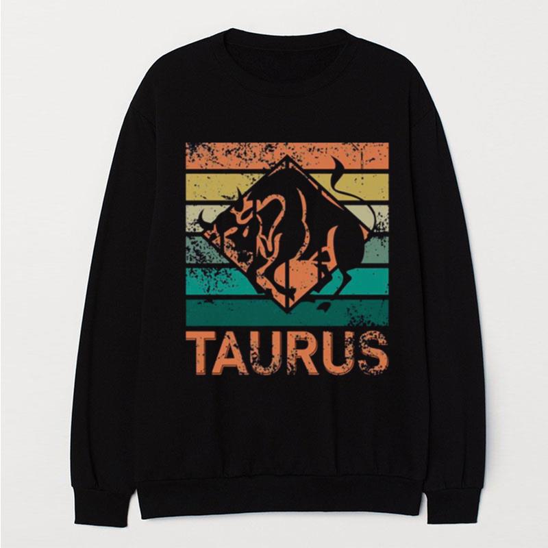 Retro Horoscope Taurus T-Shirt Unisex