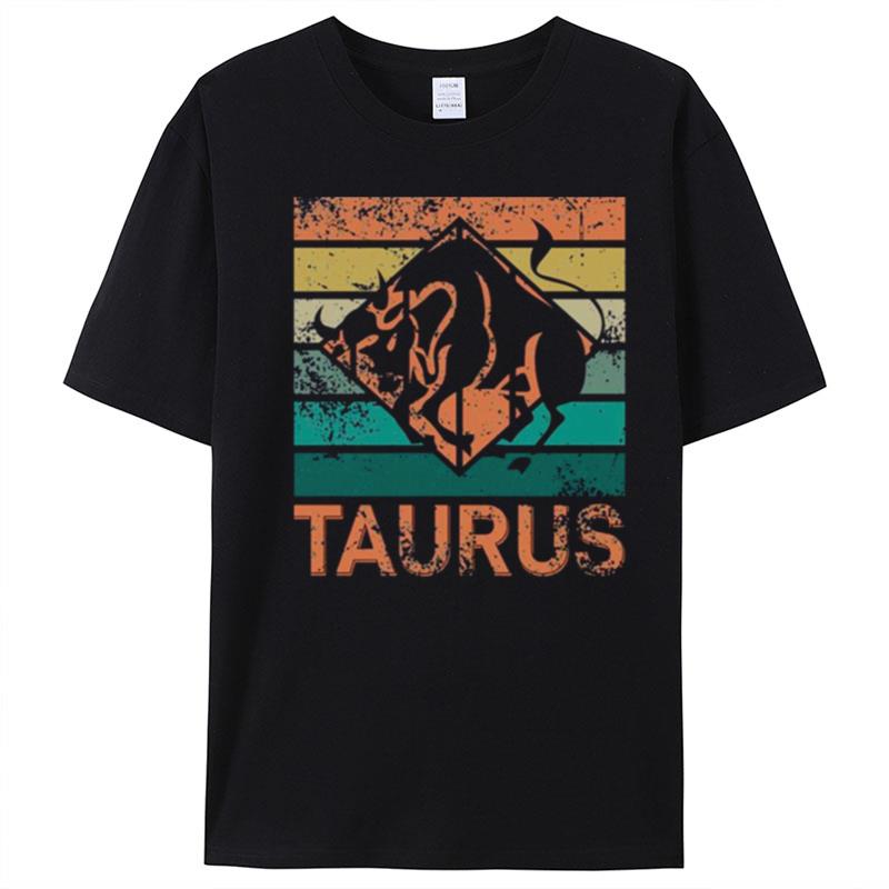 Retro Horoscope Taurus T-Shirt Unisex