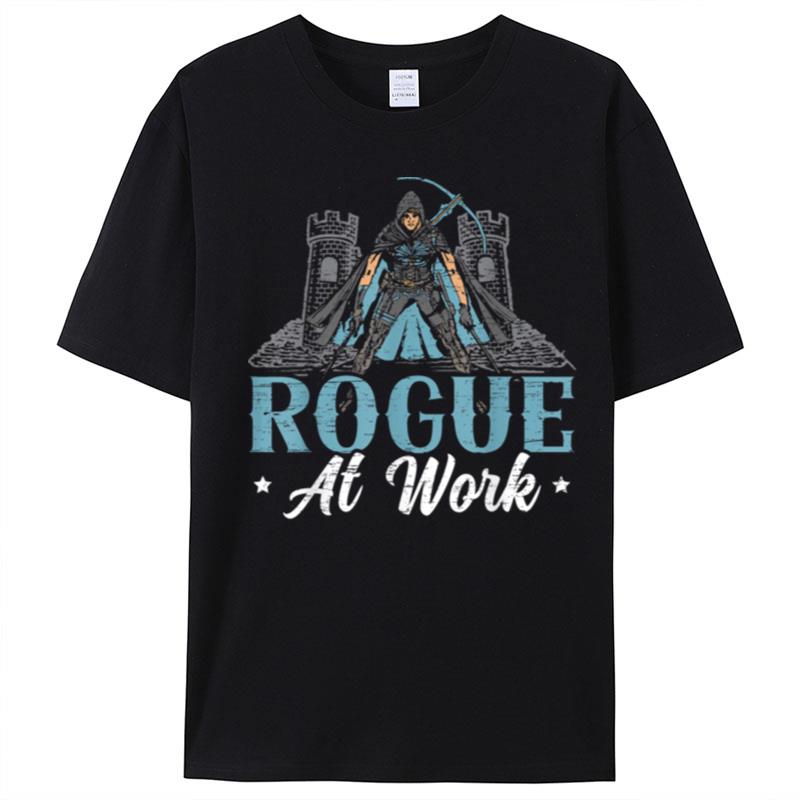 Rogue Tabletop Board Game Rpg Gamer Gaming Dice Dungeon T-Shirt Unisex