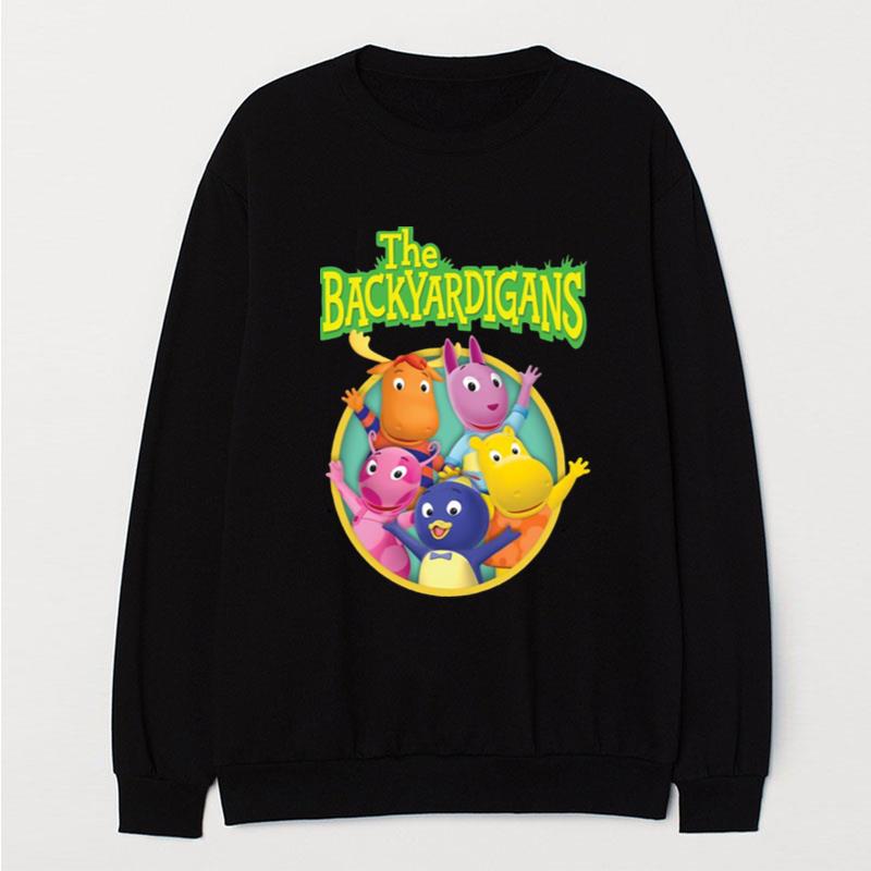 Round Design The Backyardigans Cartoon T-Shirt Unisex