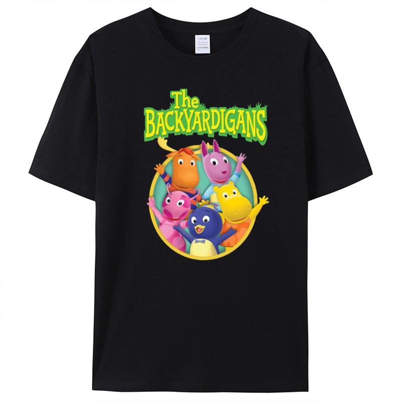 Round Design The Backyardigans Cartoon T-Shirt Unisex