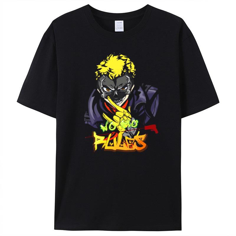 Ryuji Sakamoto Persona 5 No Mo Blues Skull T-Shirt Unisex