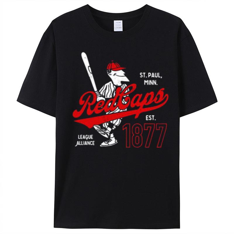 Saint Paul Red Caps Minnesota Baseball T-Shirt Unisex