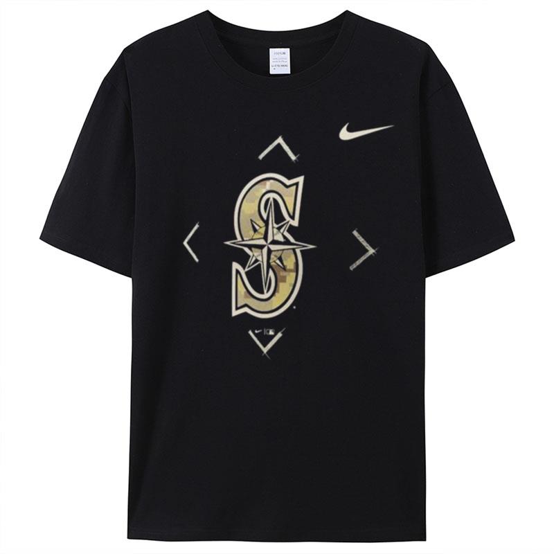 Seattle Mariners Nike Camo Logo T-Shirt Unisex