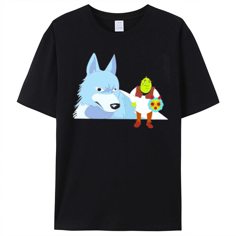 Shrek X Mononoke Wolf T-Shirt Unisex