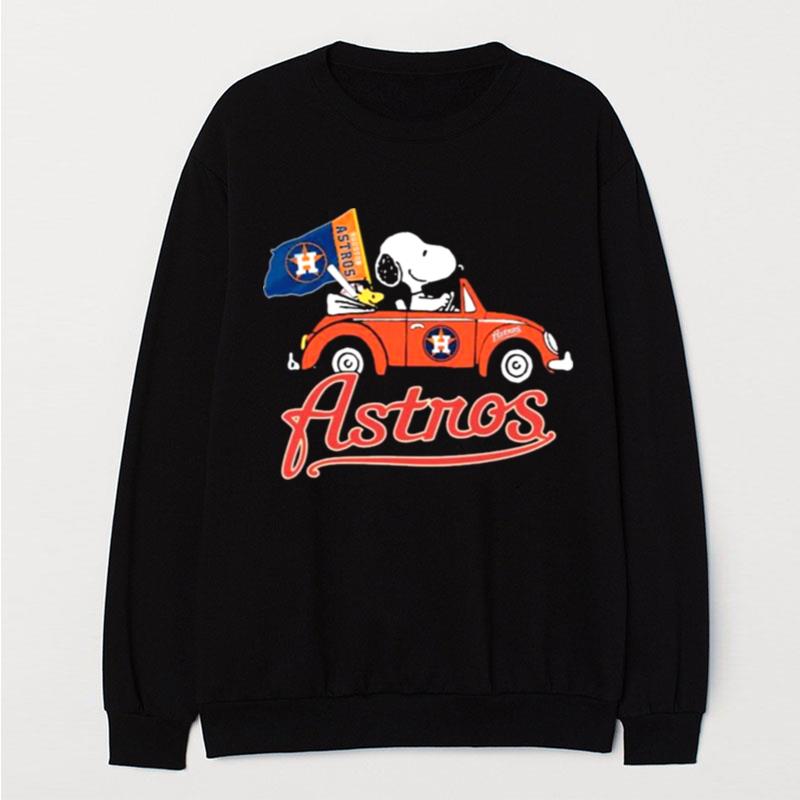 Snoopy And World Stocks Houston Astros Champions T-Shirt Unisex