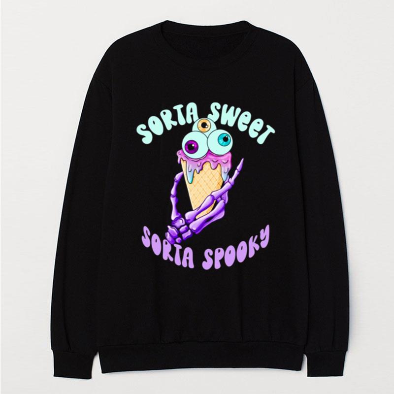 Sorta Sweet Sorta Spooky Cute Scary Halloween Lazy T-Shirt Unisex