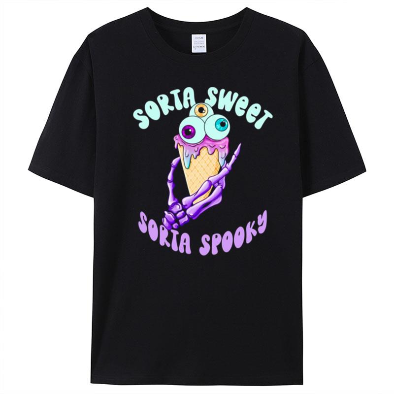 Sorta Sweet Sorta Spooky Cute Scary Halloween Lazy T-Shirt Unisex