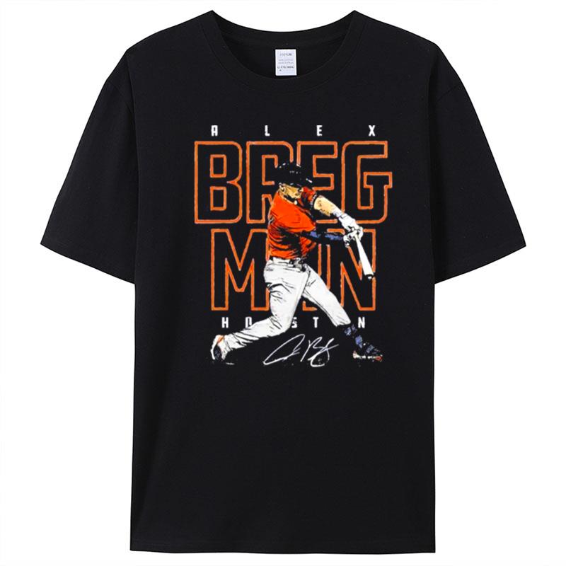 Sports Design Alex Bregman Houston Astros Signature T-Shirt Unisex