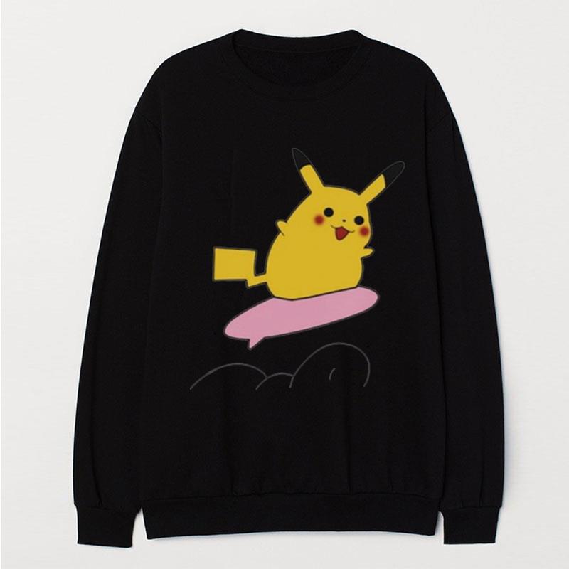 Surfing Pikachu T-Shirt Unisex